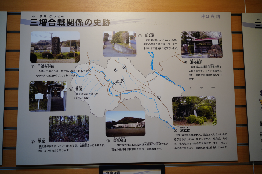 三増合戦のパネル紹介