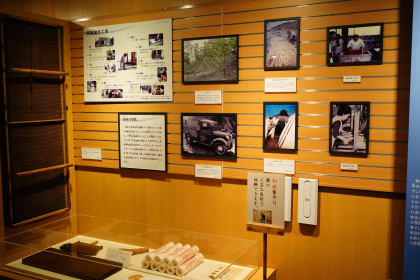 伝統技術の展示の様子