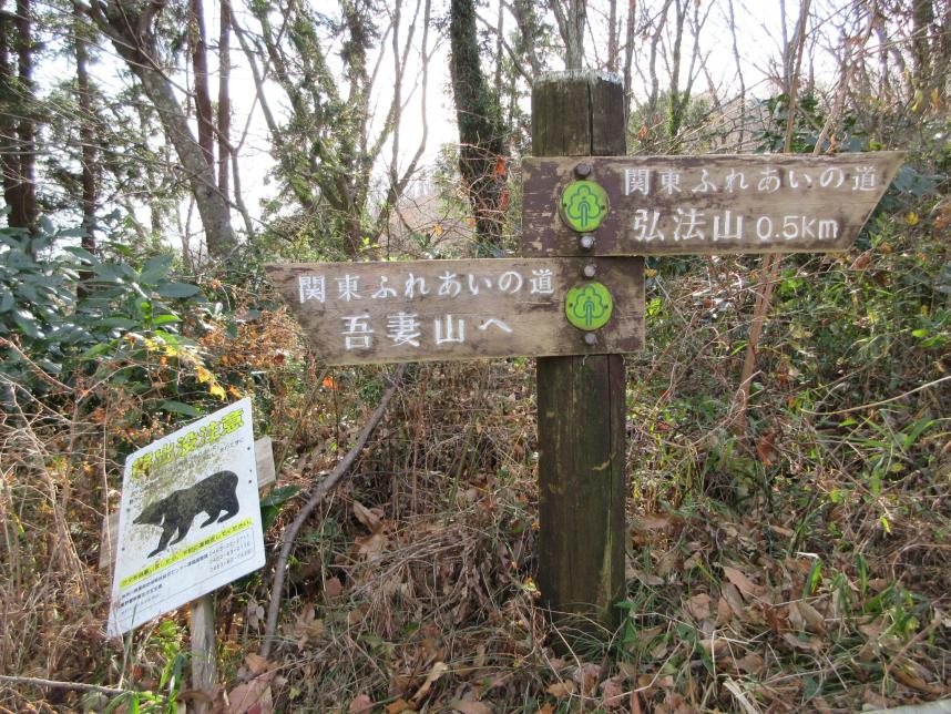 クマ注意の看板