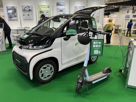 電動モビリティの展示画像