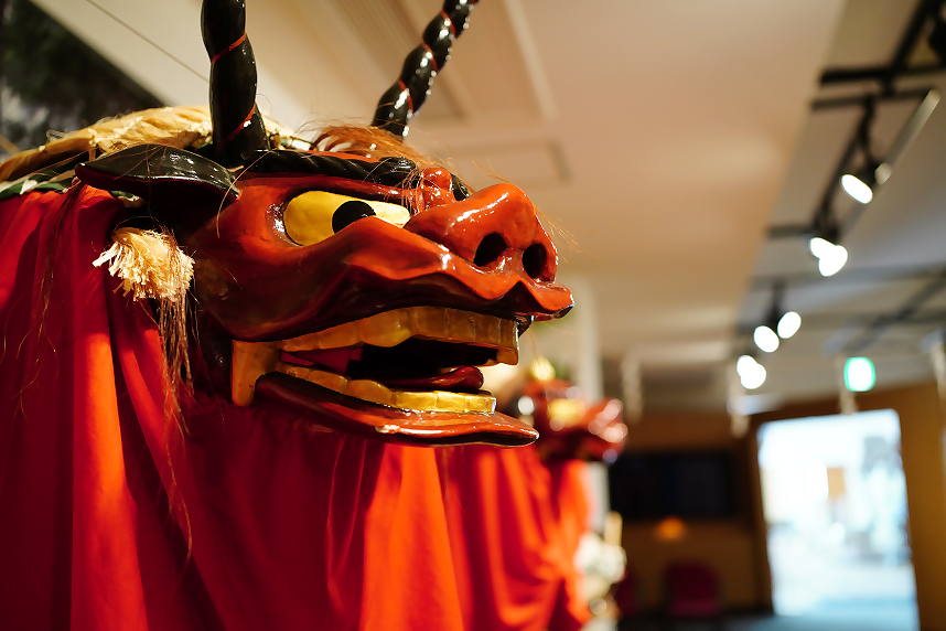 獅子舞のアップ写真