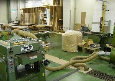 木材加工実習場画像