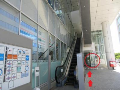 エレベーター乗り場案内