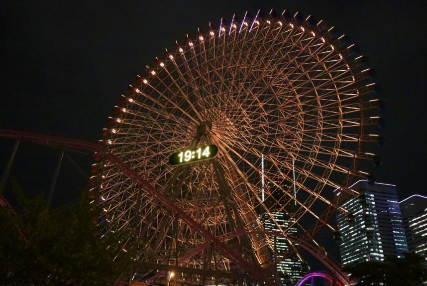 大観覧車ライトアップ