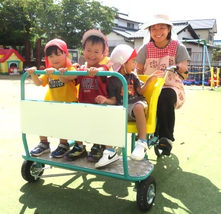 インクルーシブ自転車（複数人乗り）のイメージ