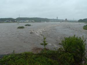 26年台風18号下飯田遊水地