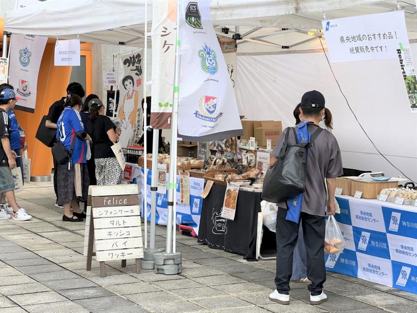 日産スタジアムにおけるブース出展の様子その2