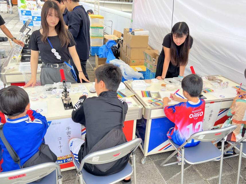 日産スタジアムにおけるブース出展の様子その3