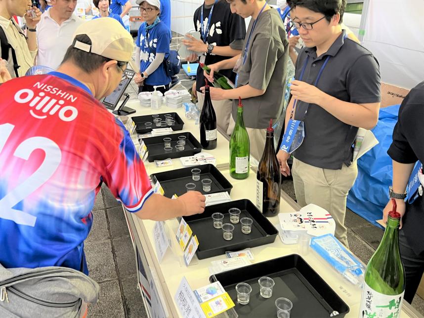 日産スタジアムにおけるブース出展の様子その4