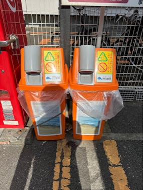 横須賀市内に設置した新機能リサイクルボックス