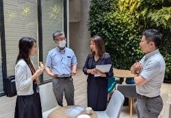 シンガポール国立大学発スタートアップとのミーティング写真2