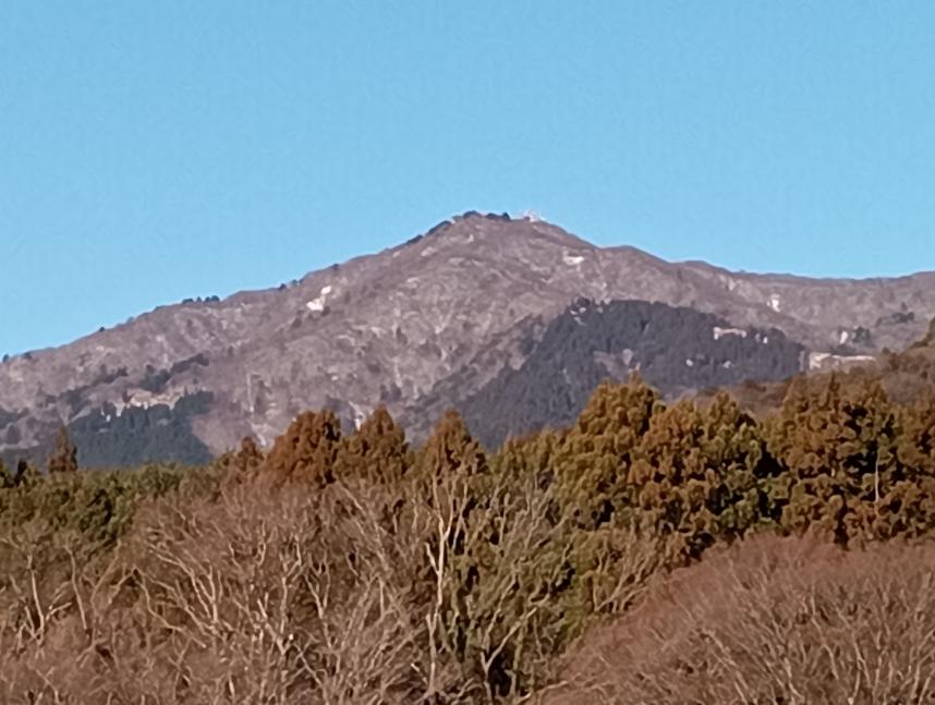 厚木市七沢から見た大山