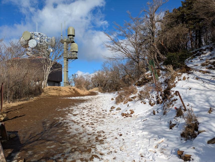 大山山頂周辺