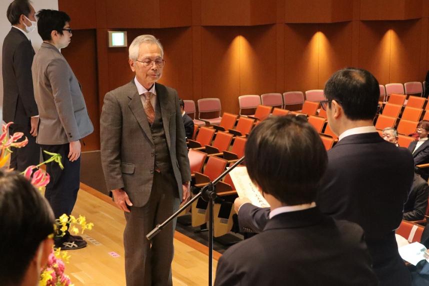 個人の部スポーツ功労者の代表「厚木市山岳協会」森史雄さん