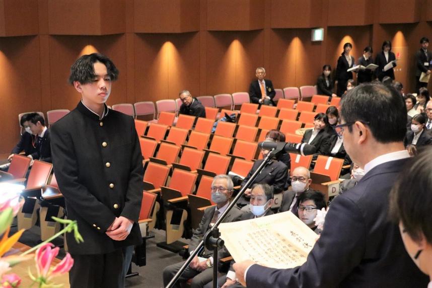 スポーツ優秀選手代表_濱田琉誠さん