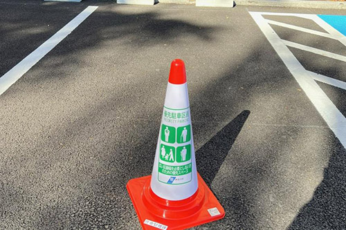 本庁舎優先駐車区画の写真
