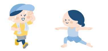 成人が運動している様子