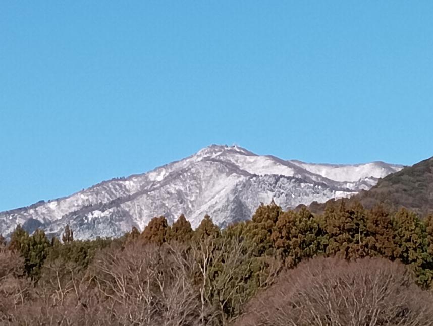 3月7日保全センターから見た大山