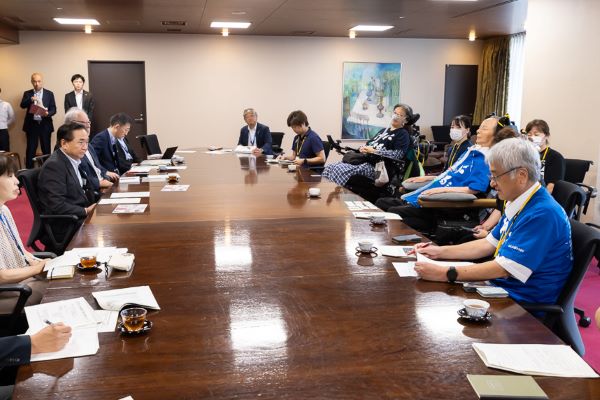 日本ALS協会との意見交換