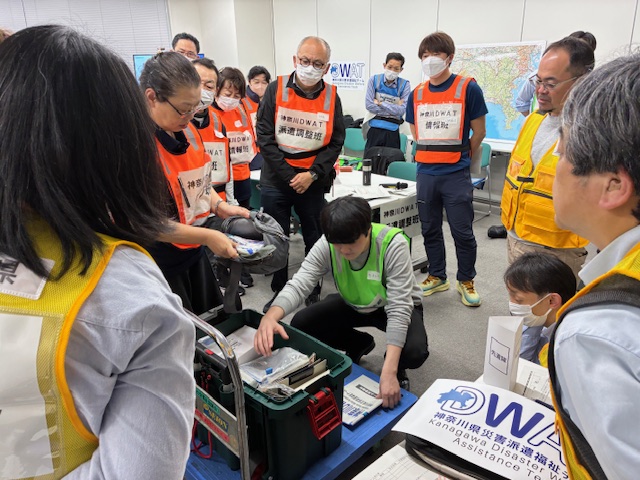 DWAT派遣に際する携行品の確認