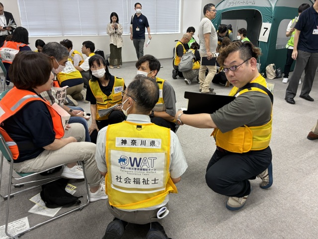 近隣都県合同訓練の神奈川DWATの活動