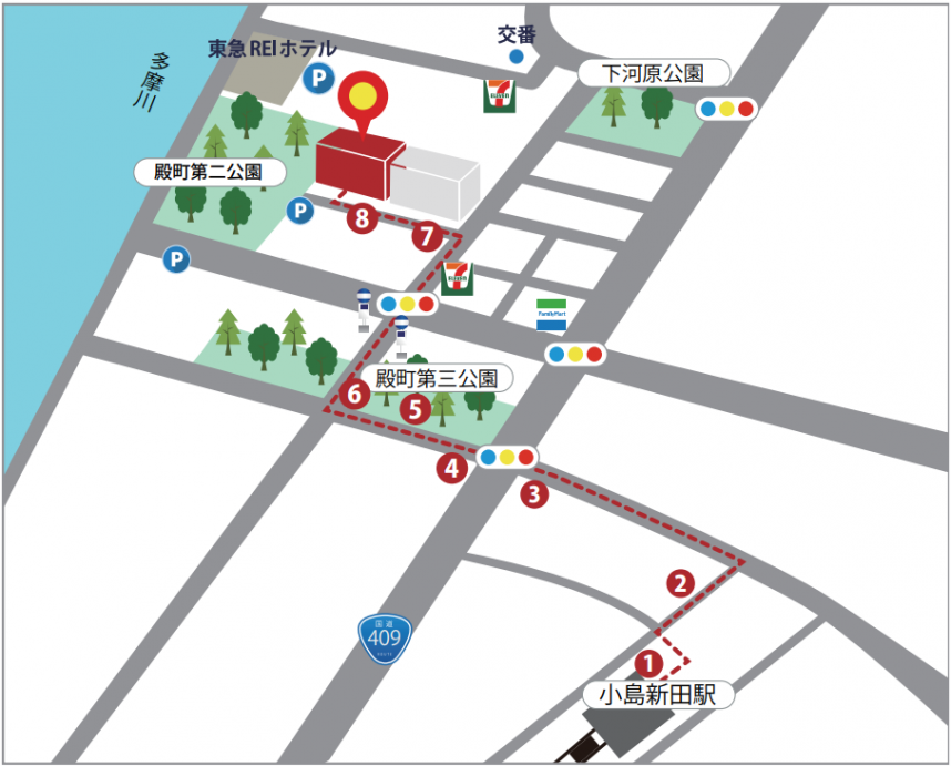 地図（徒歩）