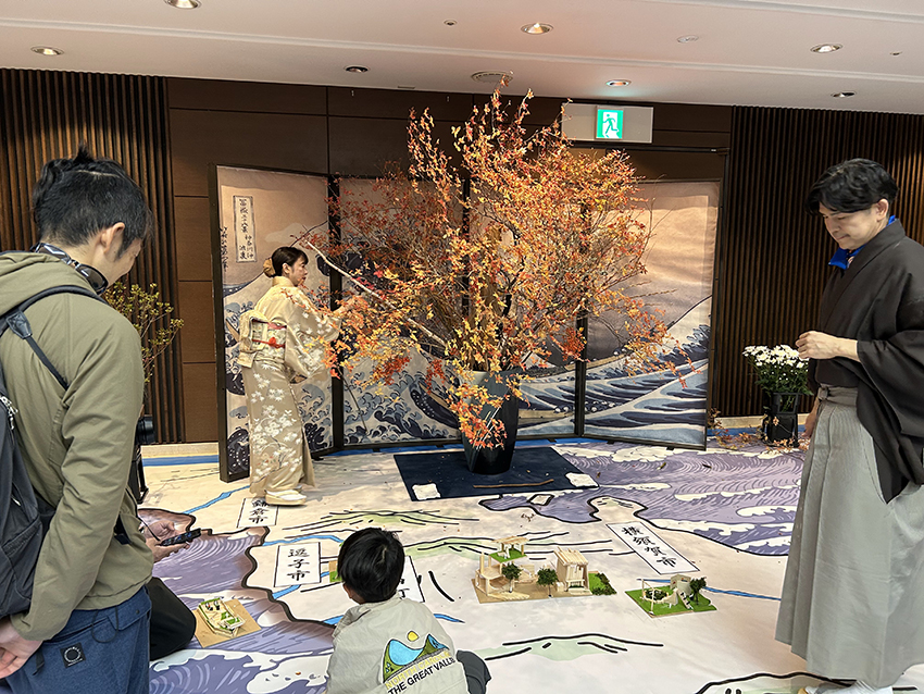 北斎イベントの写真