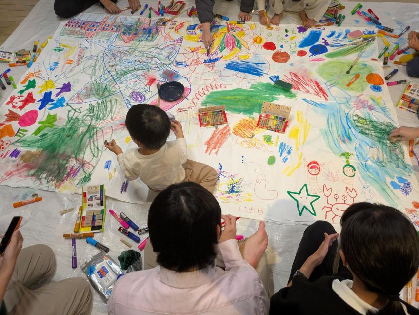 大きな絵を描こう