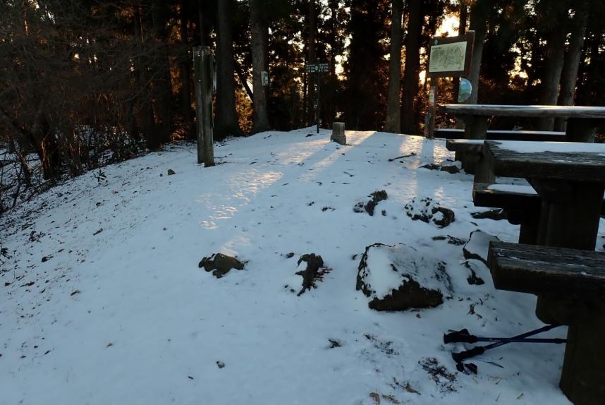 1月3日経ヶ岳山頂