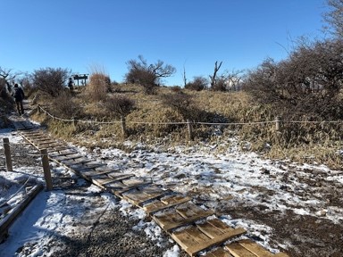 1月4日丹沢山山頂