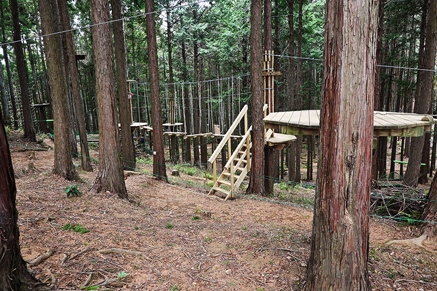 ツリークロスアドベンチャーの環境