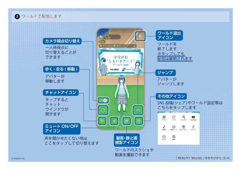 ともいきアートワールド2025の遊び方3