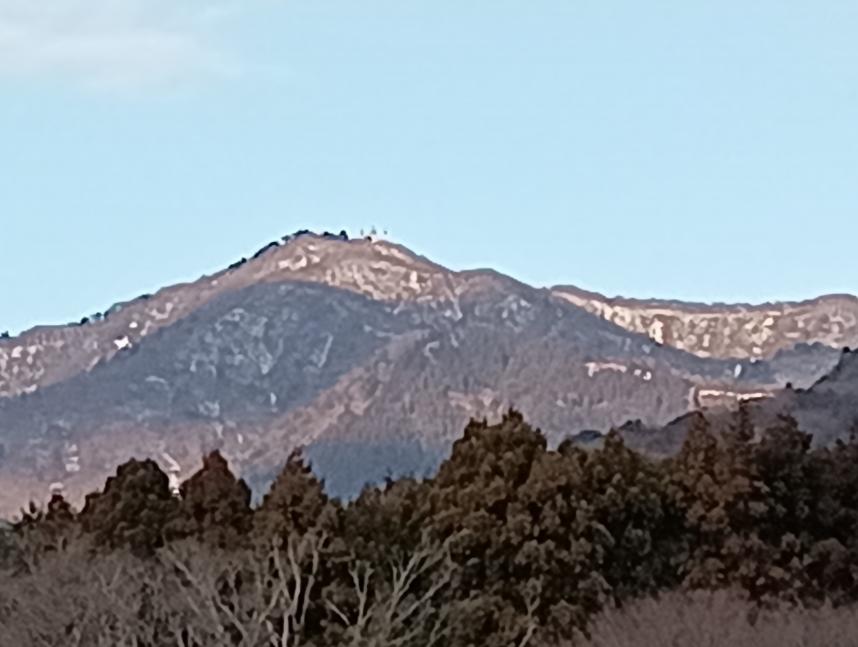 厚木市から見た大山