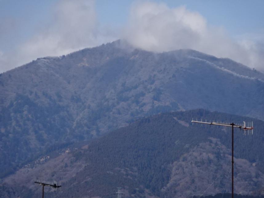 令和8年3月10日伊勢原市から見た大山