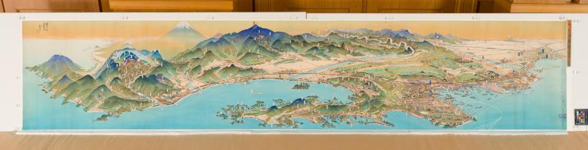 神奈川県鳥瞰図