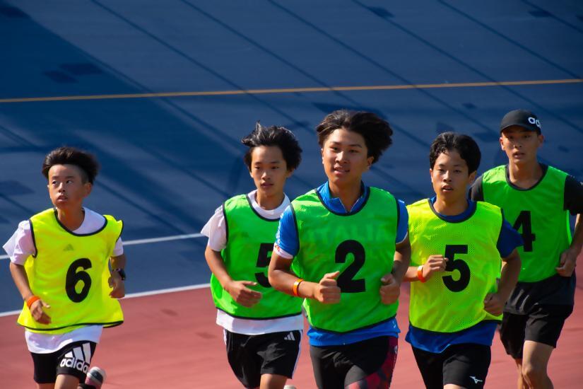 ランニングをしている写真