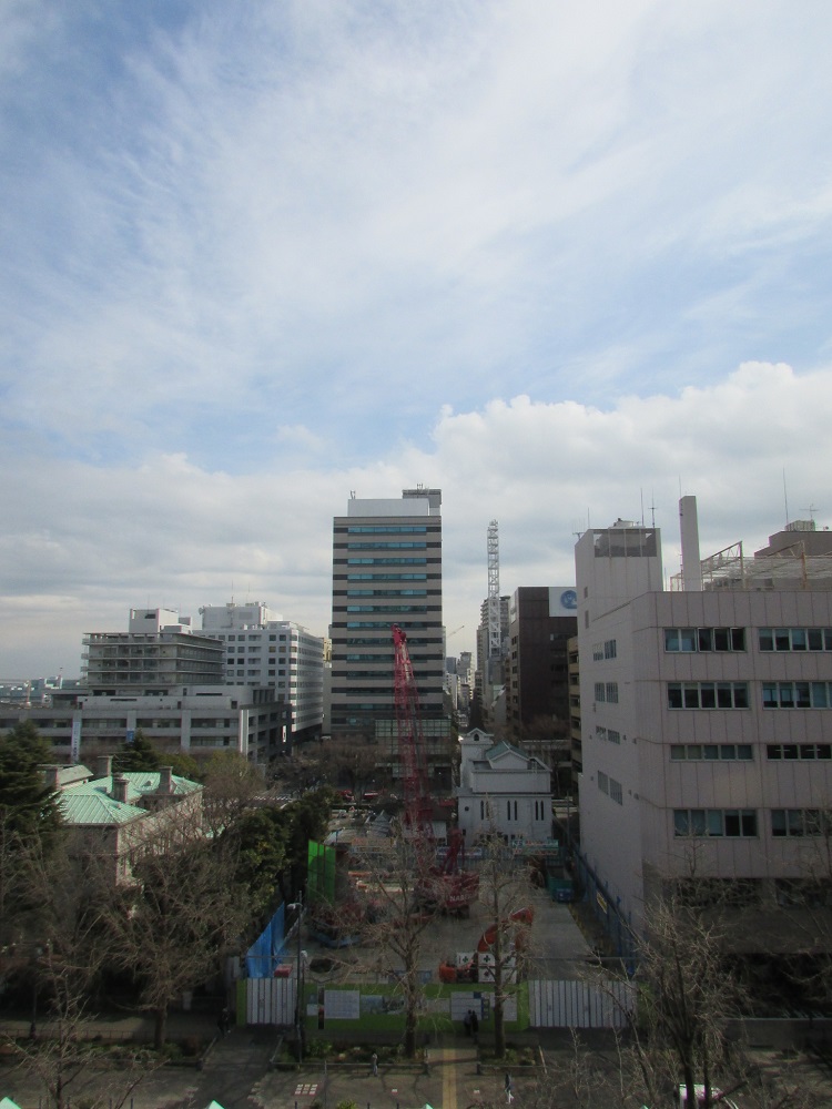 分庁舎（現　東庁舎）新築工事施工前の写真