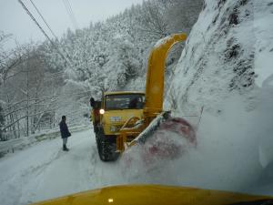 除雪作業