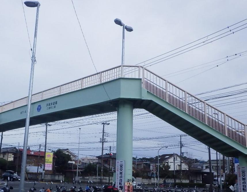 浜端歩道橋-1