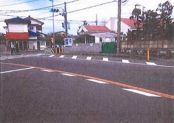 県道605号車両防護柵(前)