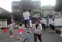スポーツイベントでの子どもの外遊び