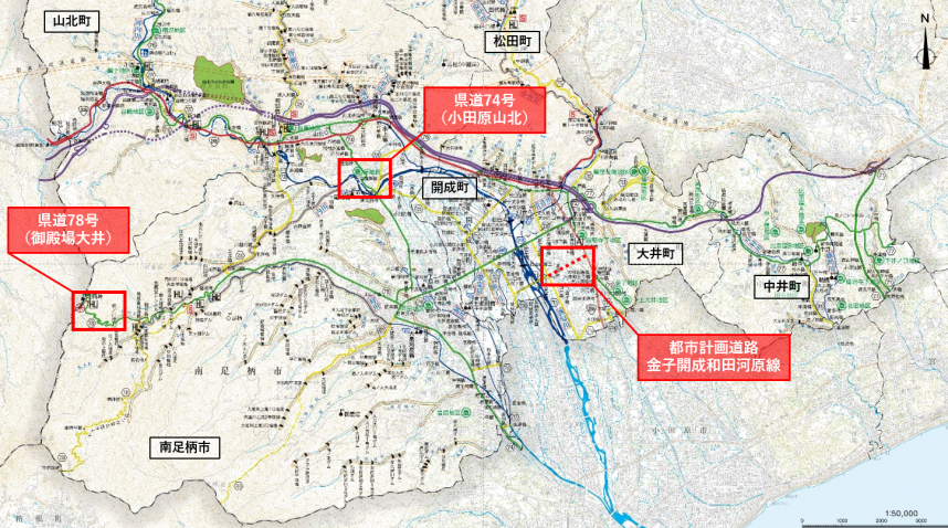 位置図（道路）