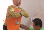 画像：片足立ちテスト