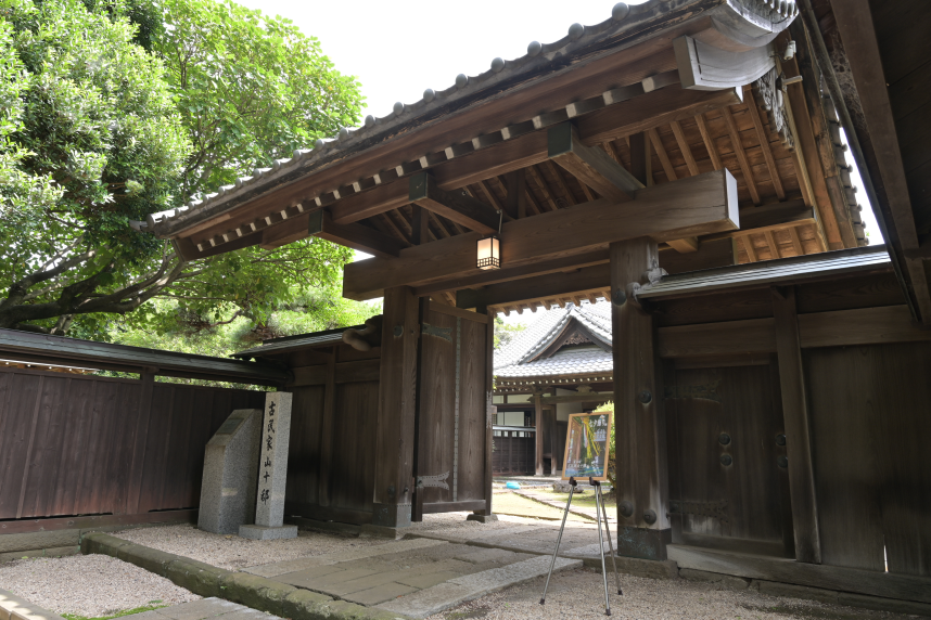 薬医門を別角度から撮影
