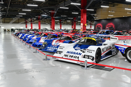 日産ヘリテージコレクション内の陳列