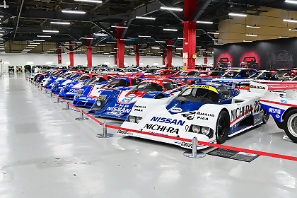 日産ヘリテージコレクション内の陳列