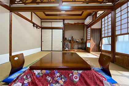 陣渓園の宿泊室