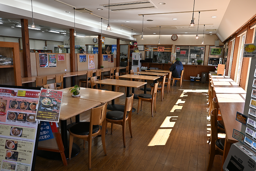 店内にあるお食事処