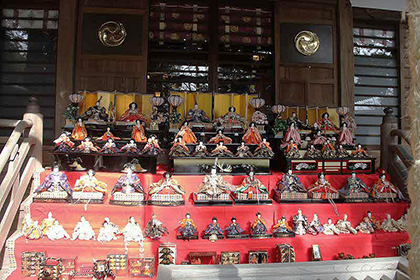 座間神社でのひな祭り3