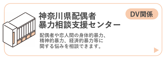 DV相談窓口（DV）配偶者暴力相談支援センターページに移動するボタン